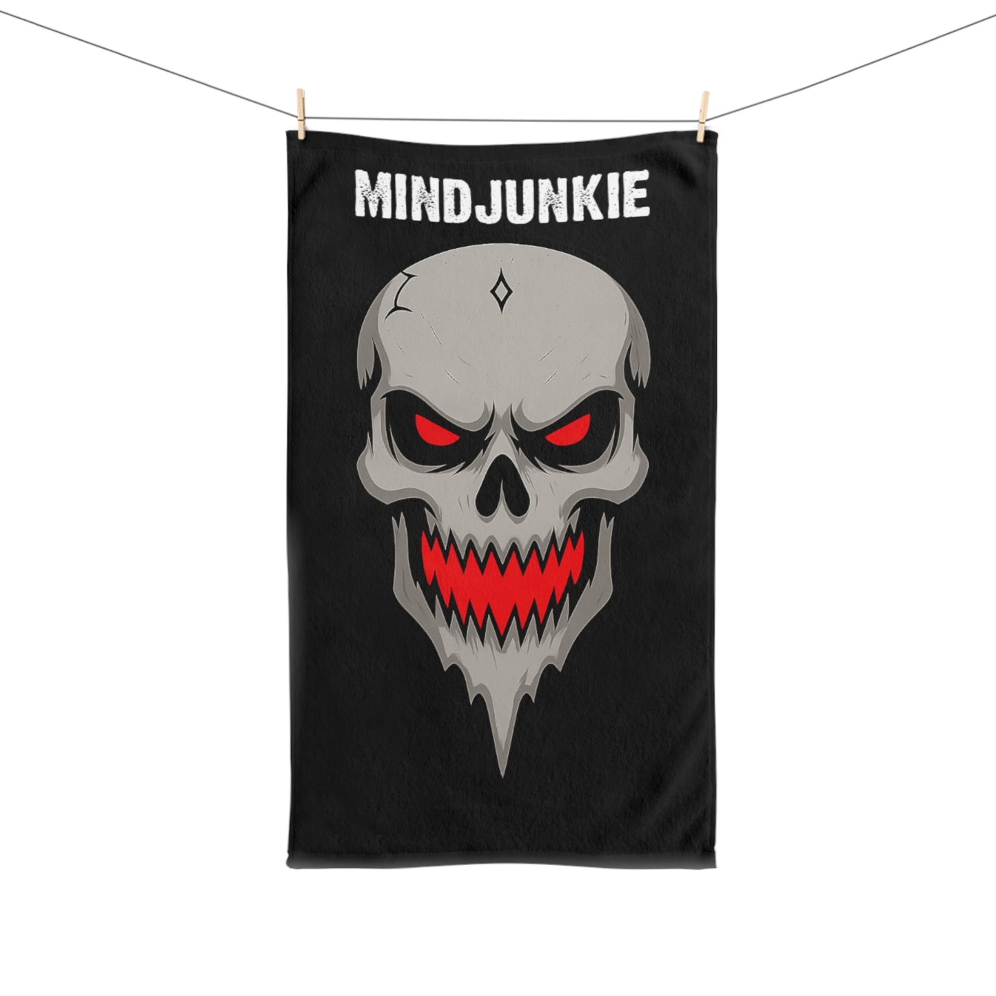MINDJUNKIE Hand Towel – BIG Skull Logo