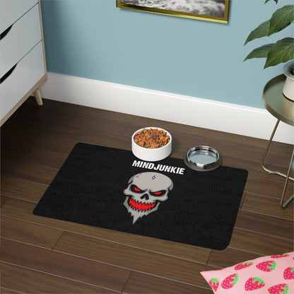 MINDJUNKIE Pet Food Mat – BIG Skull Logo